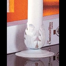 Metal Stand For 1-1/4" Candle - White
