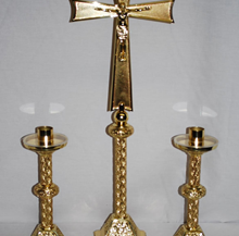 See our brass & bronze Refinishing work like crosses & candlestick holders after restoration
