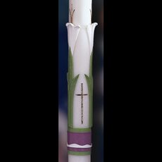 Easter Glory Paschal Candle - 1-1/2 x 34