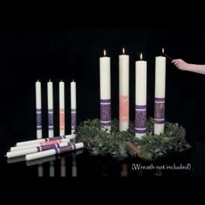 ArtisanWax Advent Candles - 3" x 18" PE