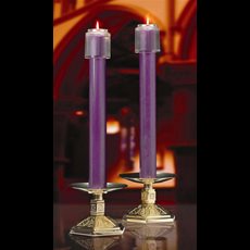 51% Beeswax Candles - 2" x 12" - 4 per bo
