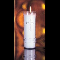 Divine Presence Plastic Sanctuary Light - 24 per case Divine Presence Plastic Sanctuary Light - 24 per case