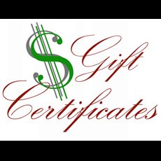 Gift Certificates - Starting at $5.00