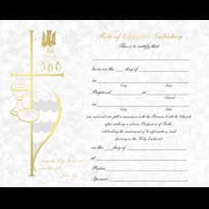 RCIA Certificate