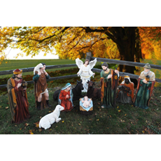 39” Tall Outdoor Nativity Set