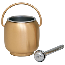 Holy Water Pot and Sprinkler SKU K-388