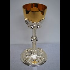 10” 800/1000 Silver Church Chalice (Restored)