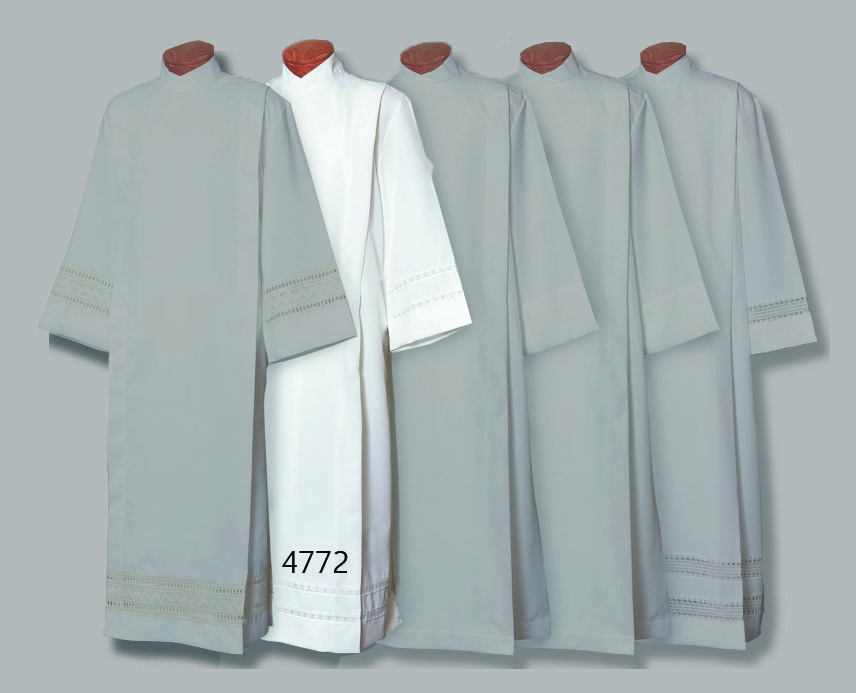 Embroidered Front Wrap Alb