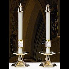 12 Apostles Altar Candles (Pair) 12 Apostles Altar Candles - 1.5 x 17 (Pair)