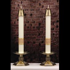 Evangelium Altar Candles (Pair) Evangelium Altar Candles - 1.5 x 17 (Pair)