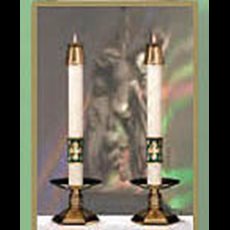 Christus Rex Altar Candles - 1.5 x 17 (Pair)