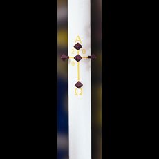 Plain Paschal Candles Plain Paschal Candle - 1-1/2 x 34