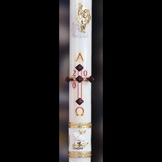 Ornamented Paschal Candle - 1-1/2 x 34