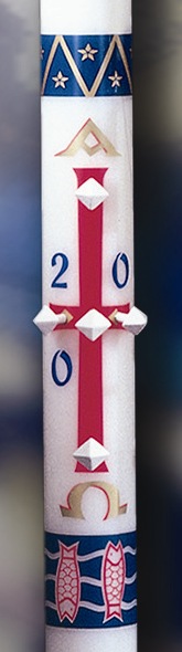 Benedictine Paschal Candle - 1-1/2 x 34