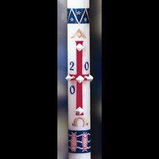Benedictine Paschal Candles Benedictine Paschal Candle - 1-1/2 x 34