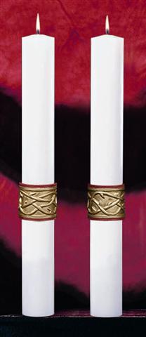 Sacred Heart Altar Candles - 2 x 17 (Pair)
