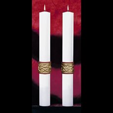Sacred Heart Altar Candles (Pair) Sacred Heart Altar Candles - 2 x 17 (Pair)