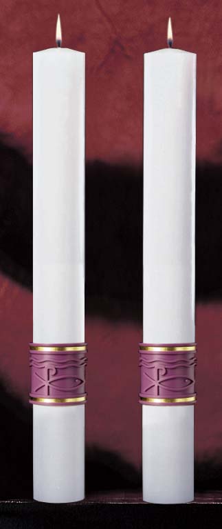 Jubilation Altar Candles - 1-1/2 x 12 (Pair)