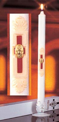 The Christian Rites - RCIA Candle - 1-1/4" x 17