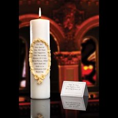 Remembrance/Memorial Candle - 3" x 12" Spike Hole Remembrance/Memorial Candle - 3" x 12" Spike Hole
