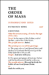 Order of Mass: Large Print Edition