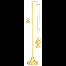 Censer Stand - Satin Brass, Polish Brass, Satin Bronze or Polish Bronze Censer Stand
