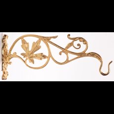 Wall Bracket - Gold Plate or Antique Silver Wall Bracket