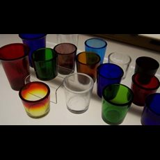 Votive Light Glasses  - 15 Hour - 1 Dozen Votive Light Glasses  - 15 Hour - 1 Dozen