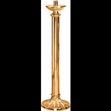 44" High Polish Bronze Paschal Candlestick