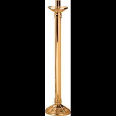 44" High Polish Bronze Paschal Candlestick