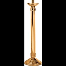 48" High Polish Bronze Paschal Candlestick