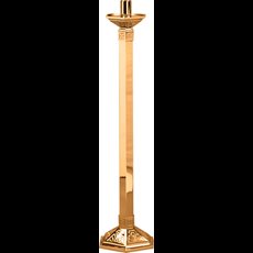 44" High Polish Bronze Paschal Candlestick