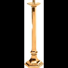 44" High Polish Bronze Paschal Candlestick