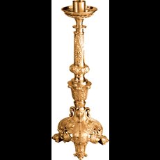 28" High Polish Bronze Finish Paschal Candlestick 28" High Polish Bronze Finish Paschal Candlestick