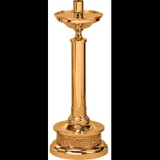 28" High Polish Bronze Paschal Candlestick