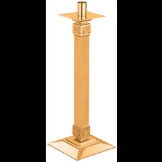 28" High Polish Bronze Paschal Candlestick 28" High Polish Bronze Paschal Candlestick