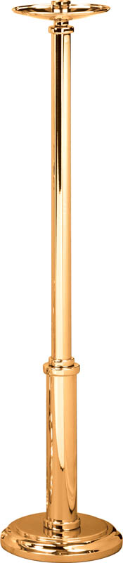 44" High Polish Bronze Paschal Candlestick