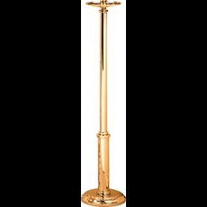 44" High Polish Bronze Paschal Candlestick