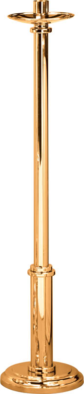 48" High Polish Bronze Paschal Candlestick