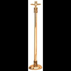 48" High Polish Bronze Paschal Candlestick