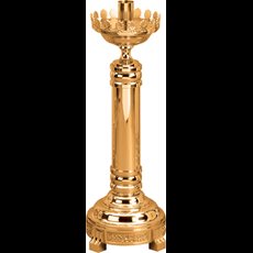 28" High Polish Bronze Paschal Candlestick 28" High Polish Bronze Paschal Candlestick