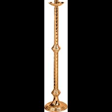 48"High Polish Bronze Paschal Candlestick 48"High Polish Bronze Paschal Candlestick