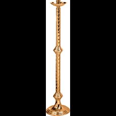 48"High Polish Bronze Paschal Candlestick