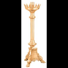 28" High Polish Bronze Paschal Candlestick 28" High Polish Bronze Paschal Candlestick
