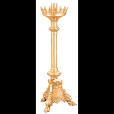 28" High Polish Bronze Paschal Candlestick