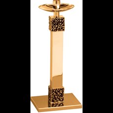 28" High Polish Bronze Paschal Candlestick 28" High Polish Bronze Paschal Candlestick