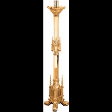 44" High Polish Bronze Paschal Candlestick 44" High Polish Bronze Paschal Candlestick