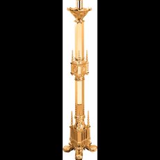 48" High Polish Bronze Paschal Candlestick