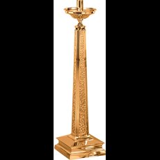 44" High Polish Bronze Paschal Candlestick