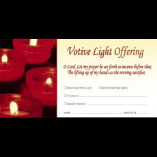 Votive Light Offering Envelope Votive Light Offering Envelope